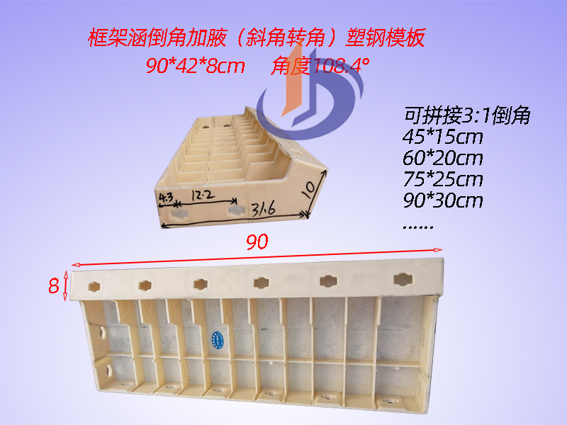 涵洞倒角模板-3比一转角108.4°